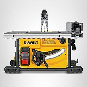 $75.12 | DeWALT 8-1/4" 15-Amp Jobsite Table Saw + 10% Back w/ Prime Visa Card at Amazon